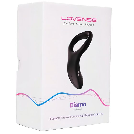 LOVENSE Diamo - smart vibrating cock ring (black)