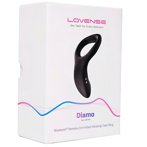 LOVENSE Diamo - smart vibrating cock ring (black)