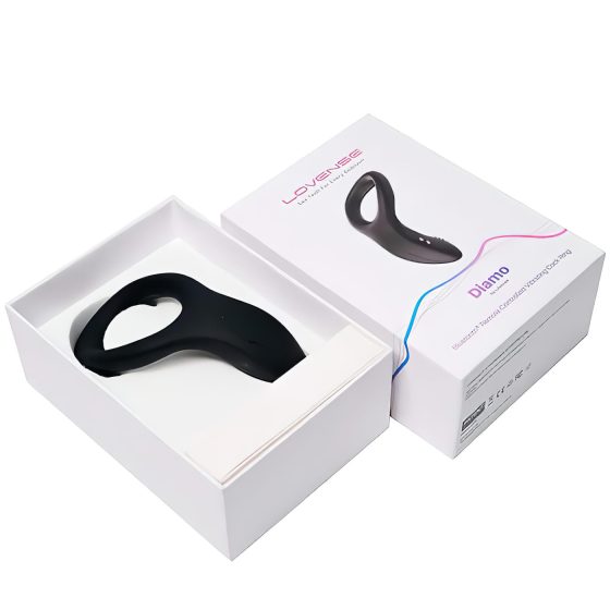 LOVENSE Diamo - smart vibrating cock ring (black)