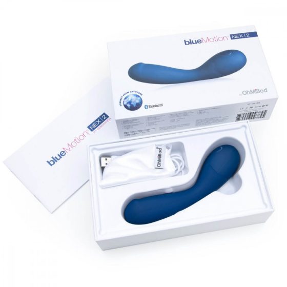 OHMIBOD Bluemotion Nex 2 - smart, rechargeable G-spot vibrator (blue)