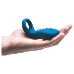   OHMIBOD Bluemotion Nex 3 - smart, rechargeable vibrating penis ring (blue)