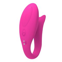   Aixiasia Ariel - Rechargeable, Radio-Controlled Couples' Vibrator (Pink)