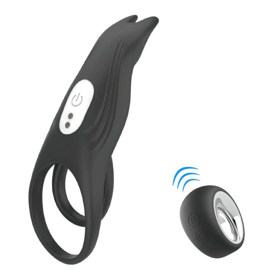 Aixiasia Hoody B - Rechargeable, Wireless Penis Ring (Black)