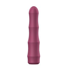 Aixiasia Bamboo - Battery-Powered Stick Vibrator (Burgundy)