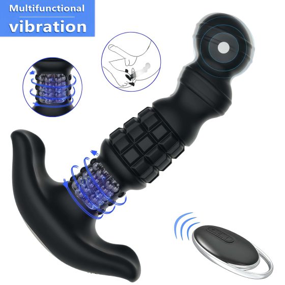 Aixiasia Abake - Rotating Anal Vibrator (Black)