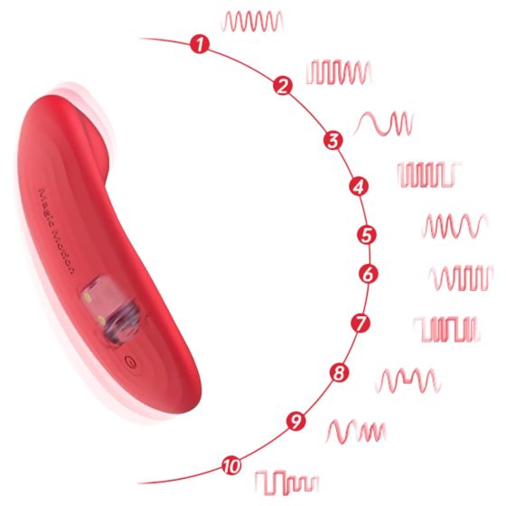 Magic Motion Nyx - Smart, Rechargeable, Waterproof Clitoral Vibrator (Coral)