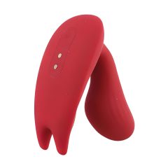 Smart Rechargeable Wearable Vibrator (Red)