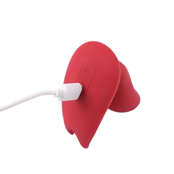 Smart Rechargeable Wearable Vibrator (Red)