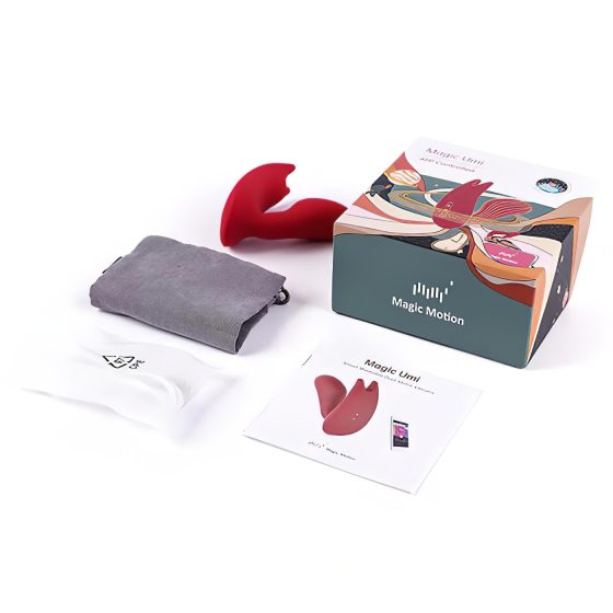 Smart Rechargeable Wearable Vibrator (Red)