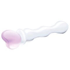 GLAS - Heart Glass Dildo (Transparent)