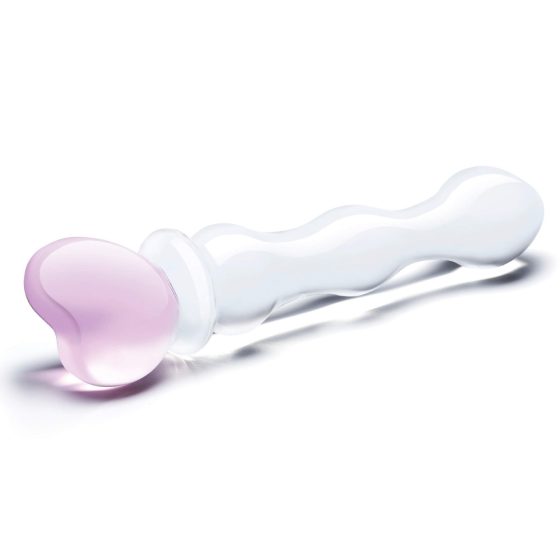 GLAS - Heart Glass Dildo (Transparent)