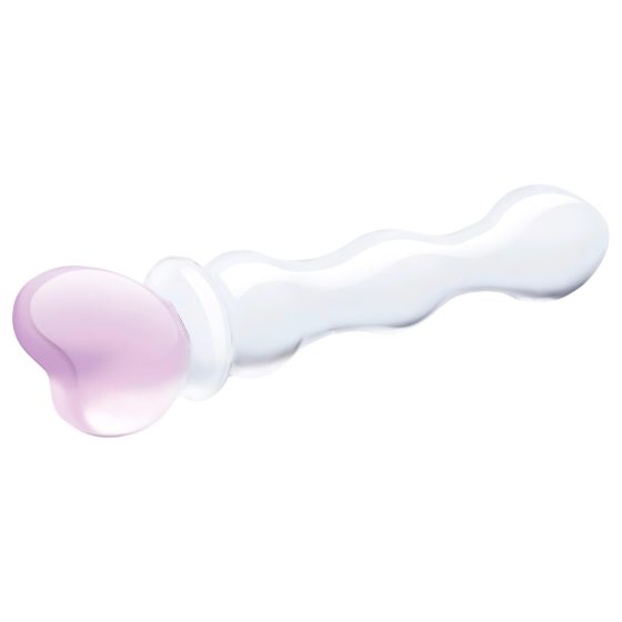 GLAS - Heart Glass Dildo (Transparent)