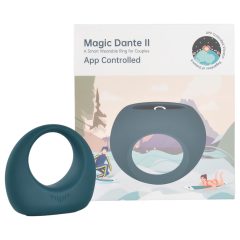   Magic Motion Dante II - smart, rechargeable vibrating penis ring (blue)