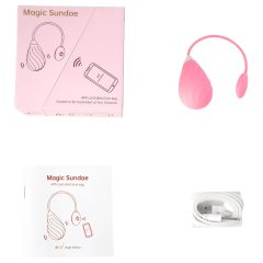   Magic Motion Sundae - Smart Rechargeable Vibrating Egg (Pink)