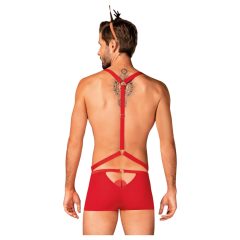   / Obsessive Mr. Reindy - Men's Reindeer Costume (3-Piece) - Red