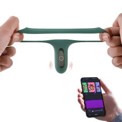   Magic Motion Rise - Smart Rechargeable Vibrating Cock Ring (Green)