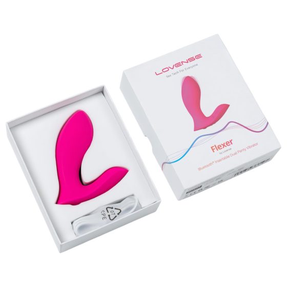 LOVENSE Flexer – Rechargeable 2-in-1 Vibrator (Pink)