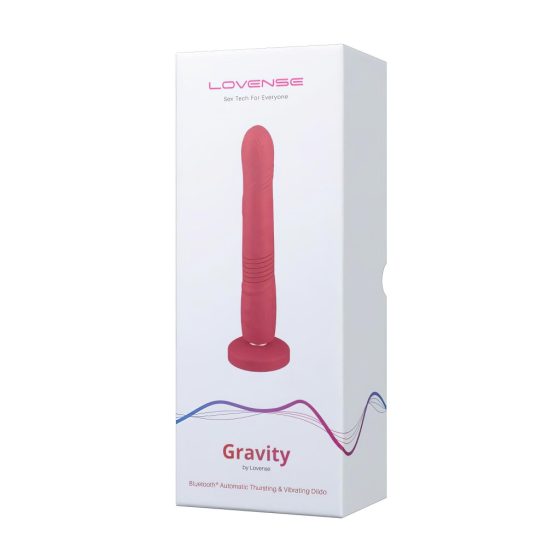 LOVENSE Gravity - Rechargeable, Stand-Alone Thrusting Vibrator (Red)