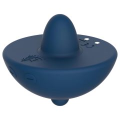   Powerful Spinner - Waterproof Rechargeable Clitoral Vibrator (Blue)