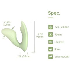   Magic Motion - Umi Smart Wearable Dual Motor Vibrator (Green)