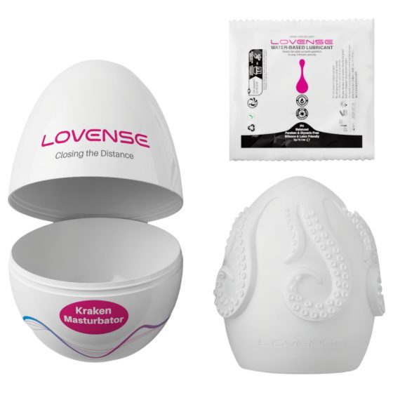 LOVENSE Kraken - Masturbation Egg - 1 Piece (White)