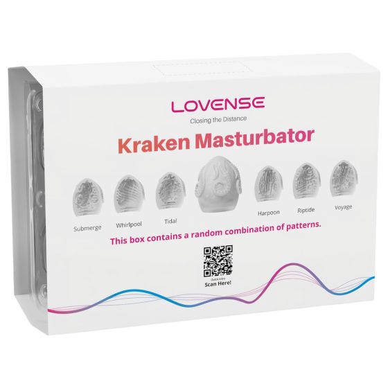 LOVENSE Kraken - Masturbation Egg - 6 pcs (white)