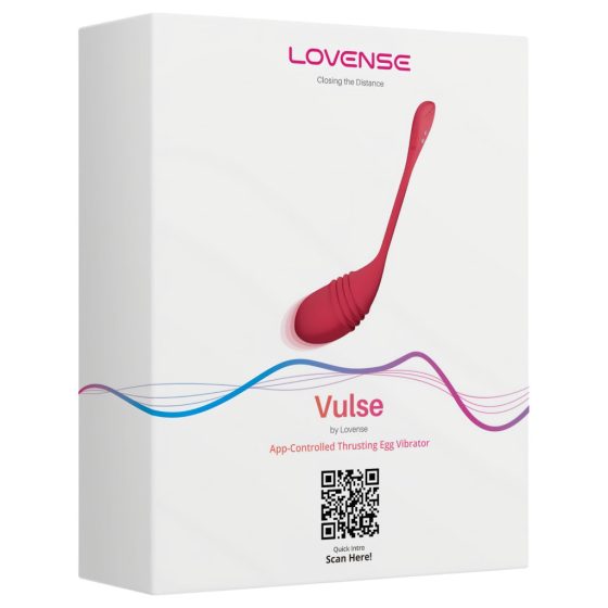 LOVENSE Vulse - Smart Thrusting Vibrating Egg (Red)