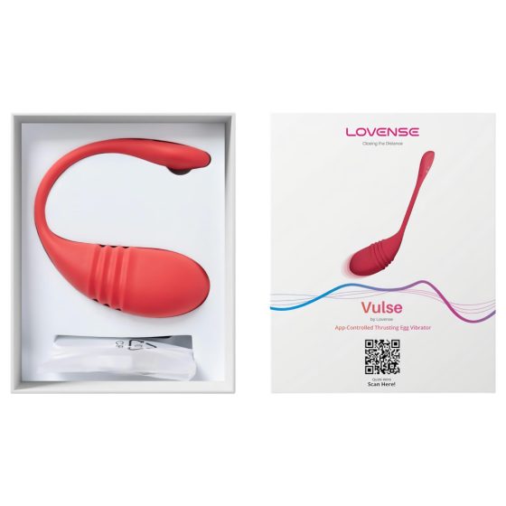 LOVENSE Vulse - Smart Thrusting Vibrating Egg (Red)