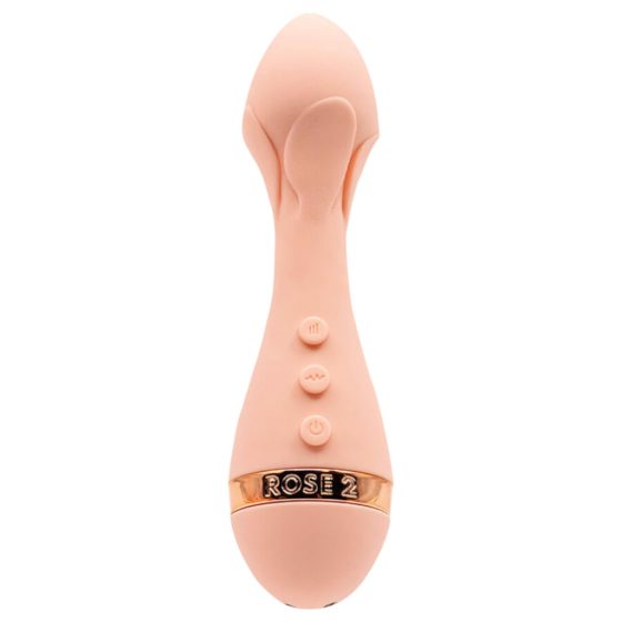 Vush The Rose 2 - Rechargeable, Waterproof Massaging Vibrator (Pink)