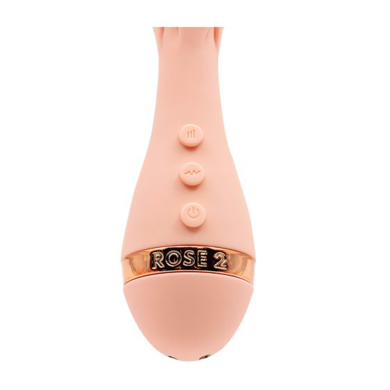 Vush The Rose 2 - Rechargeable, Waterproof Massaging Vibrator (Pink)