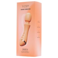   Vush Majesty 2 - Rechargeable, Waterproof Massaging Vibrator (Orange)