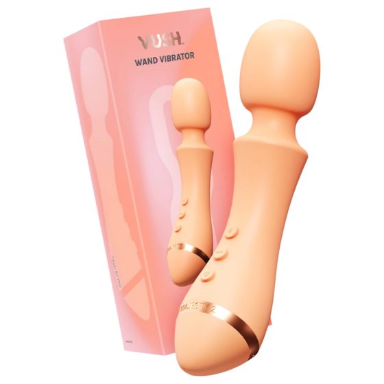 Vush Majesty 2 - Rechargeable, Waterproof Massaging Vibrator (Orange)